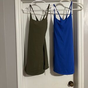 HALARA Mini Dresses in Olive Green and Royal Blue